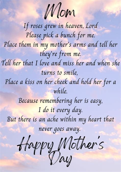 For the mother.